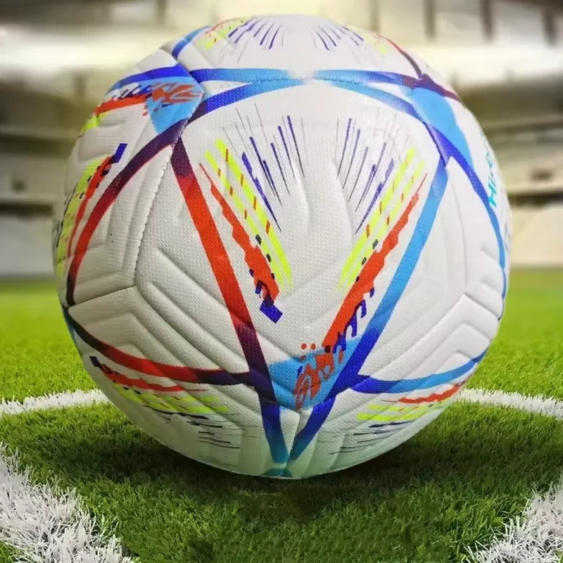 High Quality Soccer Balls Official Size 5 PU Material Seamless Goal Team Outdoor Match Game Football Training Ballon De Foot