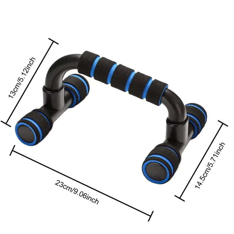 Non-Slip Push up H-Shaped Support Bar Stand Home Fitness Power Rack Gym Handles Pushup Bars Exercise Arm Chest Muscle Training